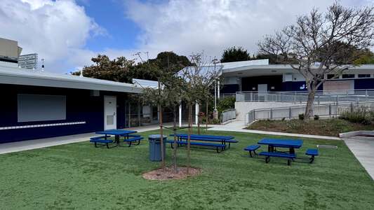 La Jolla Elementary School Outside Tables in San Diego