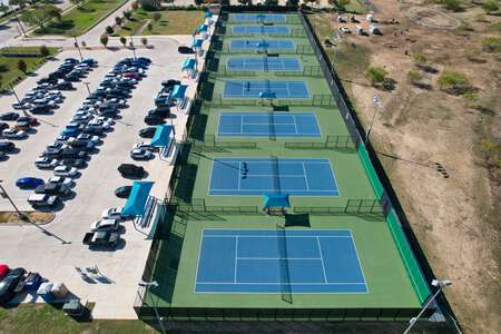 Keller High School Tennis Courts - with lights in Keller