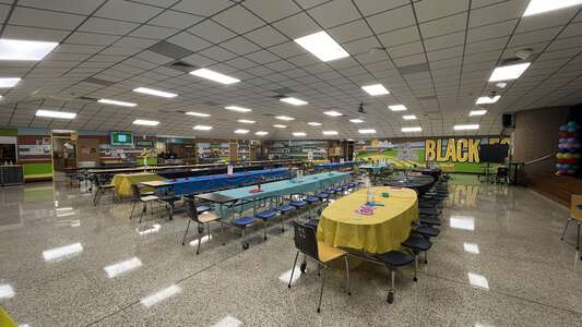 Black Elementary School Cafeteria in Houston