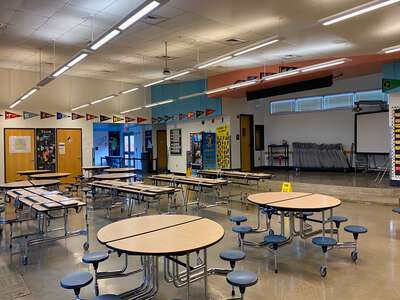 Governor Bent Elementary School Cafeteria in Albuquerque