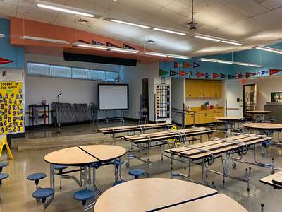 Governor Bent Elementary School Cafeteria in Albuquerque