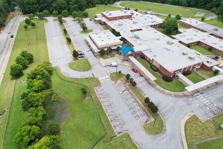 Riverdale Middle School Parking Lot in Riverdale
