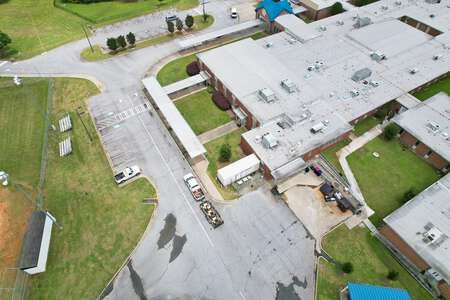 Riverdale Middle School Parking Lot in Riverdale