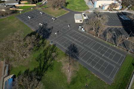 Delta Sierra Middle School Outdoor Basketball Courts in Stockton