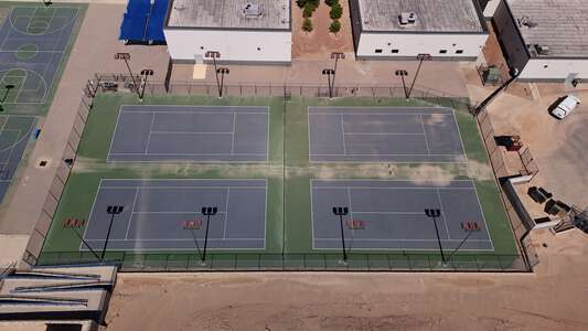 Desert Wind School Tennis Courts in El Paso 2
