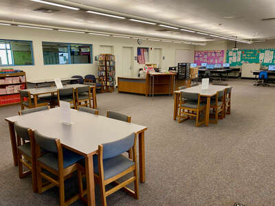 Los Coyotes Middle School Library in La Mirada