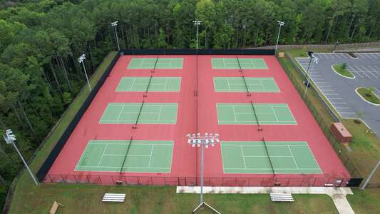 Ballantyne Ridge High School Tennis Courts in Charlotte 2