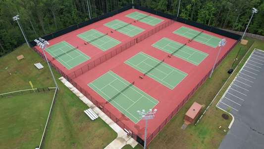 Ballantyne Ridge High School Tennis Courts in Charlotte 4