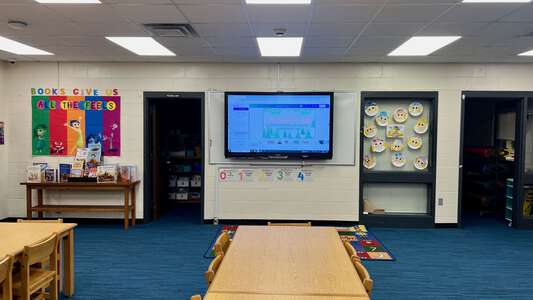 Hillcrest Elementary School Media Center in LaGrange