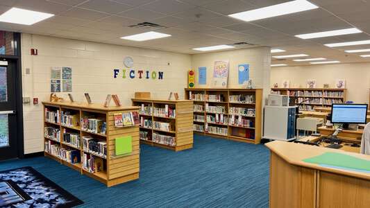 Hillcrest Elementary School Media Center in LaGrange