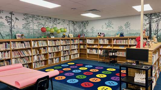 Hillcrest Elementary School Media Center in LaGrange