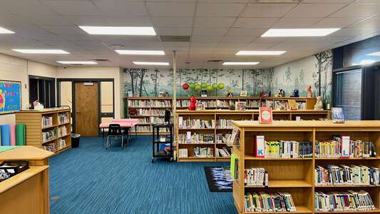 Hillcrest Elementary School Media Center in LaGrange