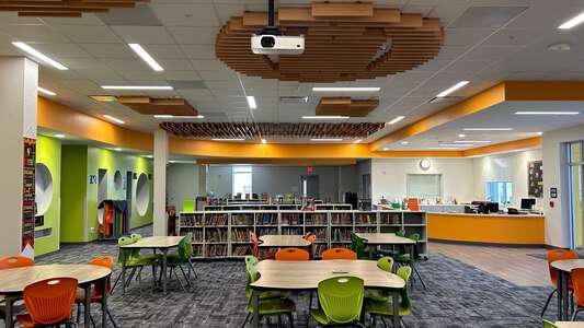 Franklin Park Elementary School Library in Fort Myers