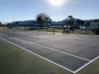 Atlantic High School Tennis Courts in Port Orange