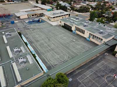 Bay Park Elementary School Outdoor Basketball Courts in San Diego 2
