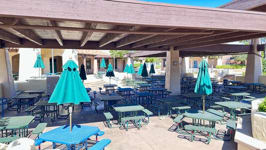 Los Coches Creek Middle School Lunch Area in El Cajon