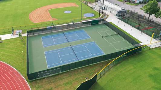 Lamar High School Tennis Courts in Houston