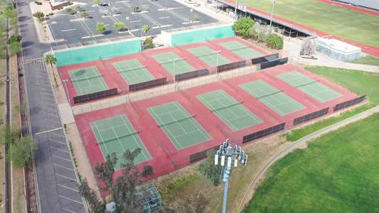 Gilbert High School Tennis Courts in Gilbert
