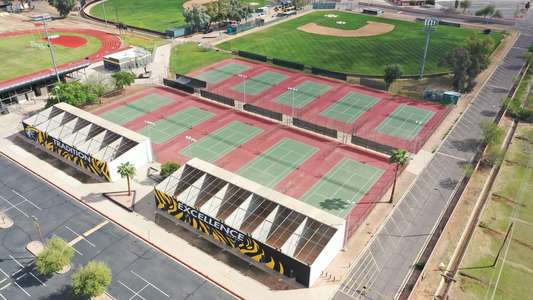 Gilbert High School Tennis Courts in Gilbert