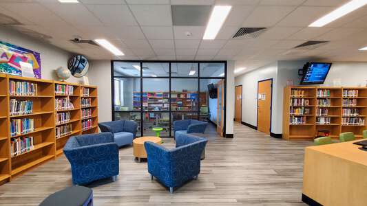 Cross High School Media Center in Cross 2