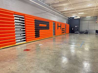 Powell High School Gym Balcony in Powell