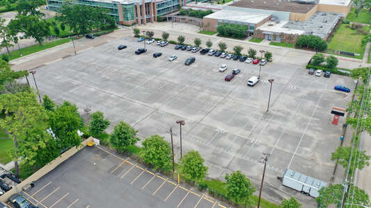 Waltrip High School Parking Lot - Front in Houston