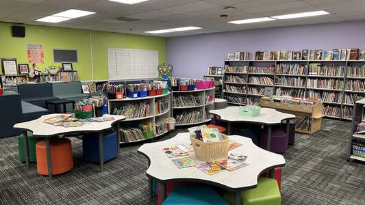 La Verne Science & Technology Charter Library in Pomona