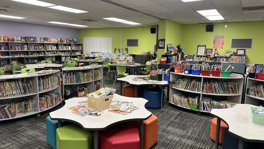 La Verne Science & Technology Charter Library in Pomona
