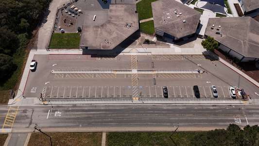 Marshall Elementary Parking Lot in Seaside