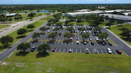 Heron Creek Middle School Parking Lot in North Port 2