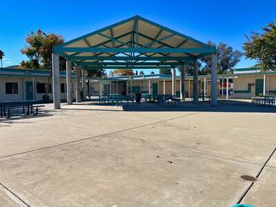 Twin Oaks High School Outdoor Lunch Area in San Marcos