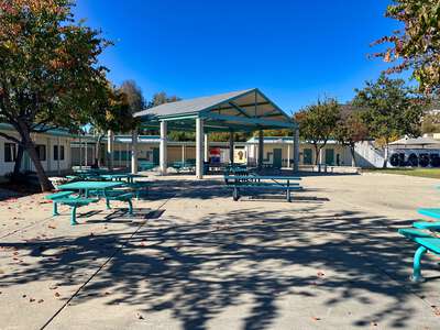 Twin Oaks High School Outdoor Lunch Area in San Marcos
