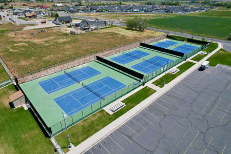 Stansbury High School Tennis Courts in Stansbury Park
