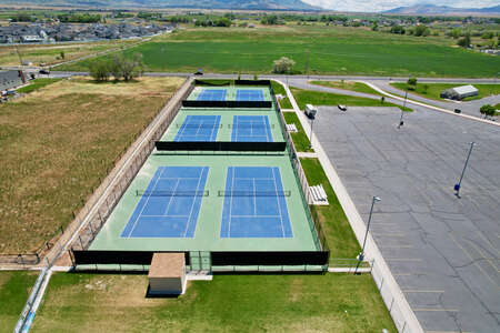 Stansbury High School Tennis Courts in Stansbury Park