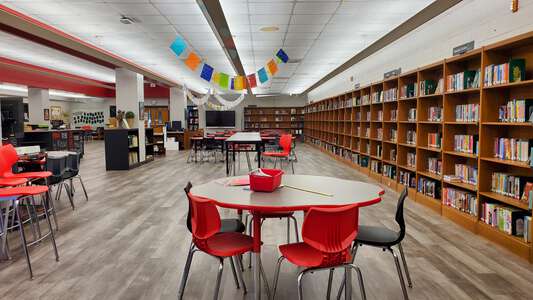 Macedonia Middle School Media Center in Moncks Corner