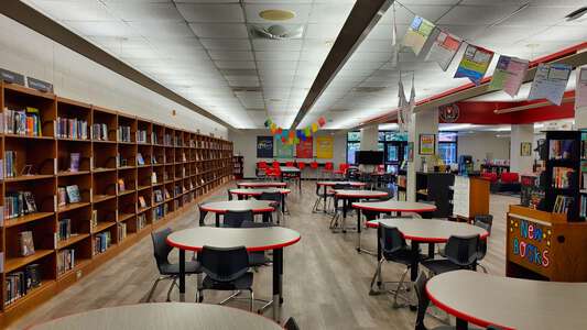 Macedonia Middle School Media Center in Moncks Corner