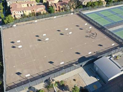 Olympian High School Outdoor Basketball Courts in Chula Vista