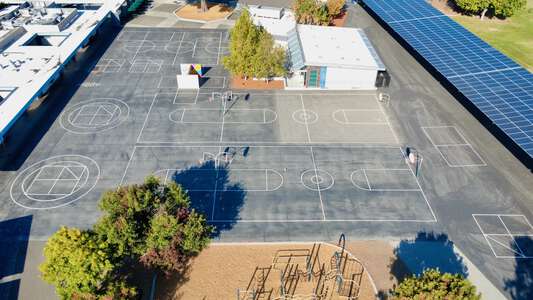Oster Elementary School Outdoor Basketball Courts 1 in San Jose