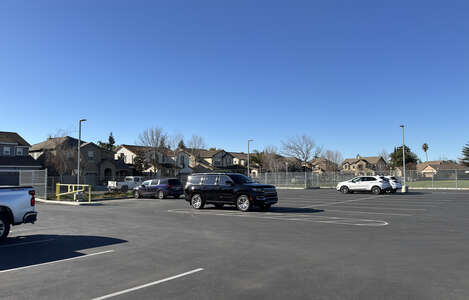 Ellerth E. Larson Elementary School Parking Lot - Staff in Lodi
