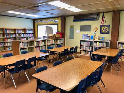 Fairview Elementary School Library in Modesto