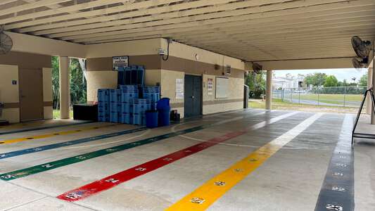 Three Oaks Elementary School P.E. Pavilion in Fort Myers