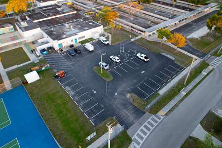 Orangewood Elementary School Parking Lot - Back in Fort Myers