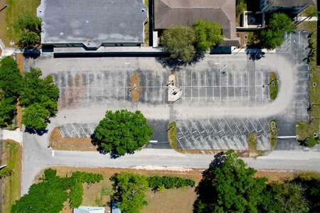 The Alva School Parking Lot - Side in Alva
