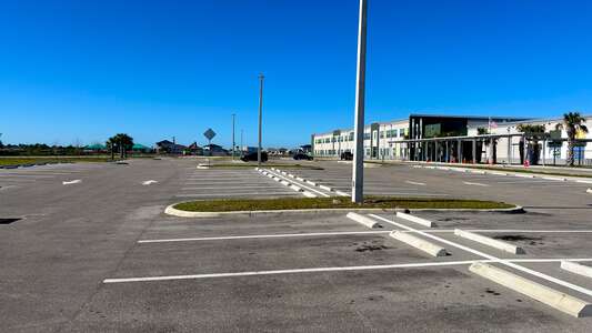 Amanecer Elementary School Parking Lot in Lehigh Acres