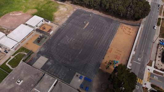 Olson Elementary Blacktop / Basketball Courts (1) in Marina