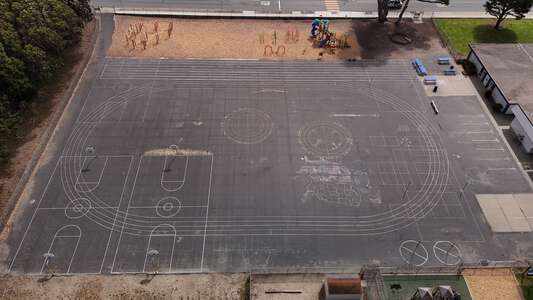 Olson Elementary Blacktop / Basketball Courts (1) in Marina