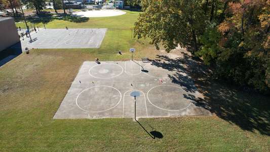 Thalia Elementary School Outdoor Basketball Courts in Virginia Beach