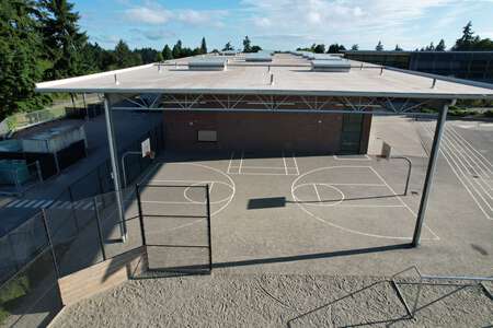 Outdoor Basketball Area