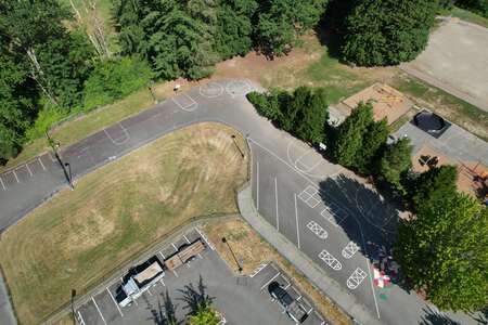 Henry David Thoreau Elementary School Outdoor Basketball Courts in Kirkland
