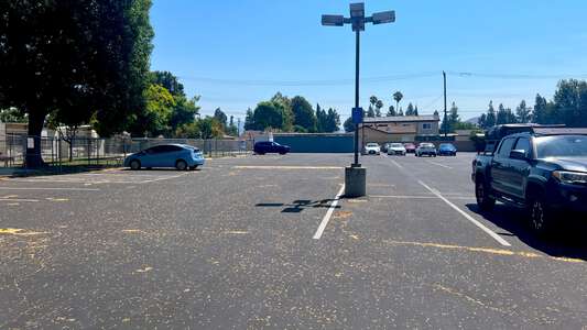 Simi Institute For Careers and Education Parking Lot - Back in Simi Valley